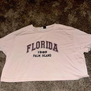 Palm Island Florida crop top